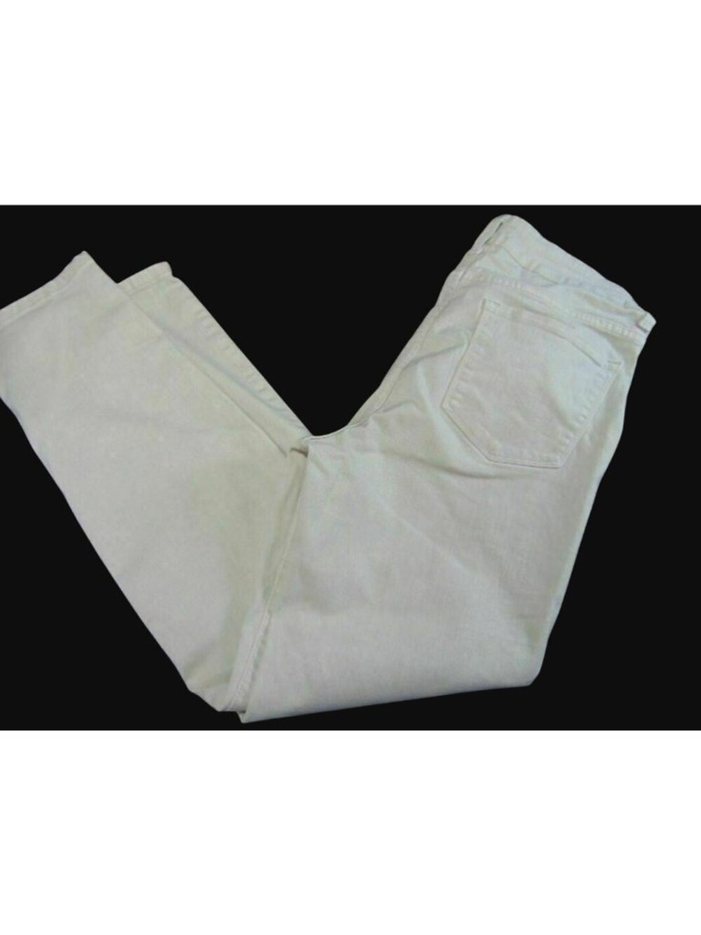 NYDJ Tan Stretch Denim Jeans 8 Ankle Cropped 5 Pocket Crop Lift Tuck Shapewear